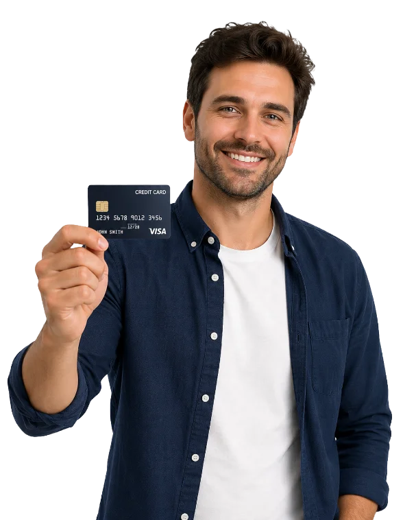 Credit cards customer using a financial app