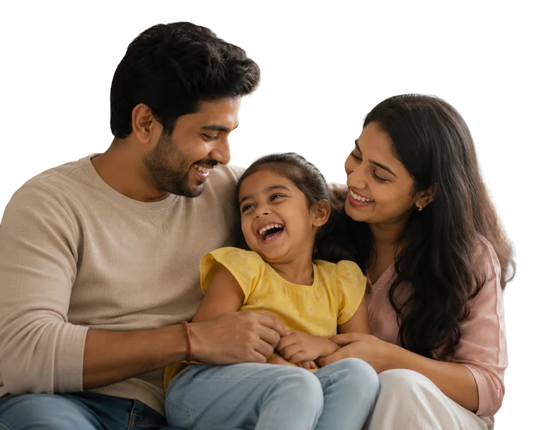 Insurance customer using a financial app