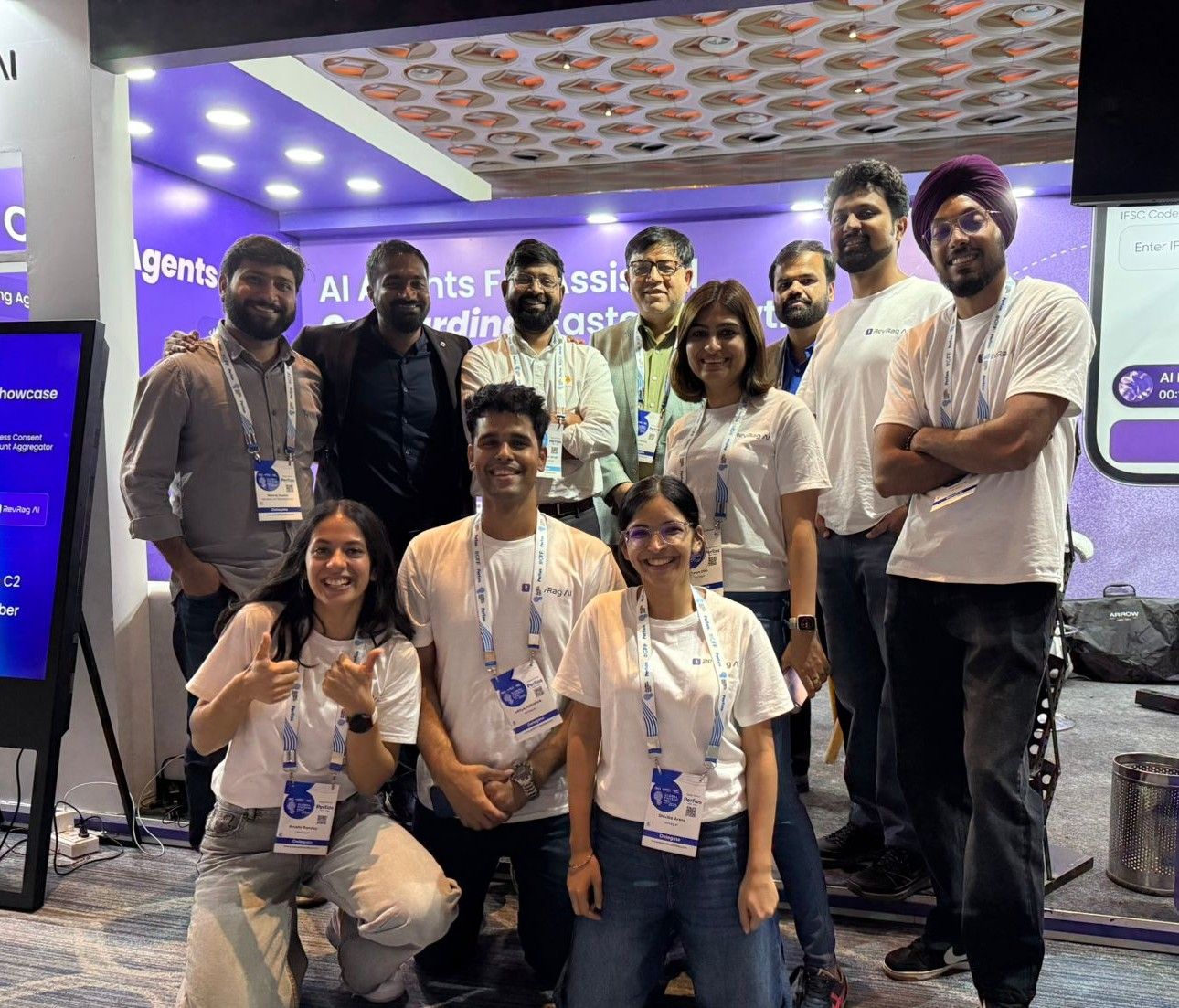 RevRag team at conference